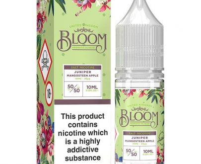 Bloom - Juniper Mangosteen Apple Nicotine Salt E-liquid BEELB2BJM1010