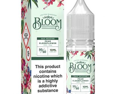 Bloom - Pear Elderflower Nicotine Salt E-liquid BEEL73BPE1010