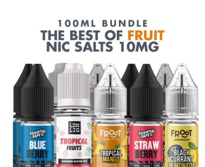 Best Fruit E-Liquids 10 x 10ml Nic Salt Bundle - 10mg VBBU28BFECECD