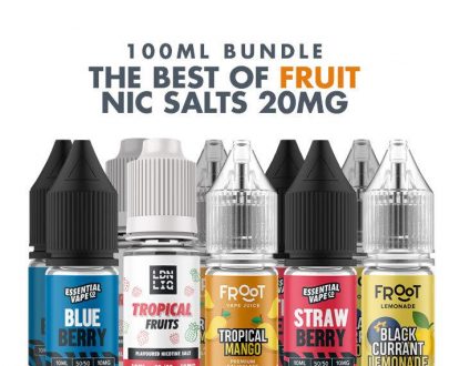 Best Fruit E-Liquids 10 x 10ml Nic Salt Bundle - 20mg VBBU3DBFE501A