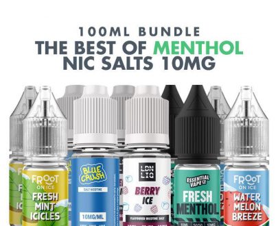 Best Menthol E-Liquids 10 x 10ml Nic Salt Bundle - 10mg VBBUA1BME68D8