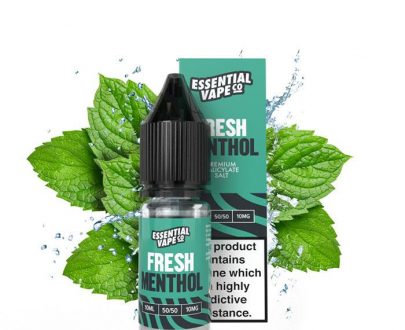 Essential Vape Co Fresh Menthol 10ml Nic Salt E-Liquid EVELE6FM11020