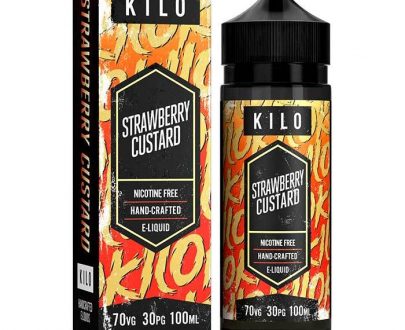 Kilo E-Liquids - Strawberry Custard 100ml Short Fill E-Liquid KIELA6ELS1000