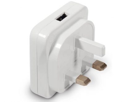 Masterplug - Mains To USB Power Adaptor-White MAAC27MUPA219