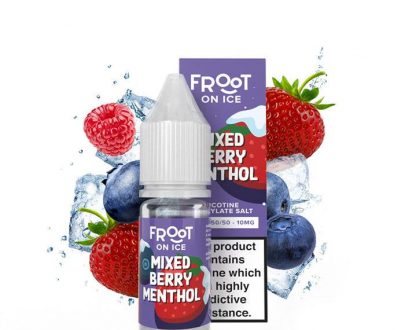 Froot Salt On Ice Mixed Berry Menthol 10ml Nic Salt FEEL1BFSI1010