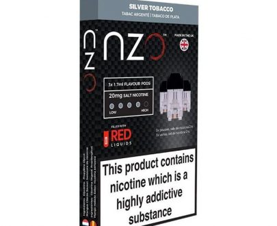NZO Silver Tobacco Pods - Pack of 3 NZPO4FSTP1010