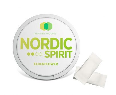 Nordic Spirit Elderflower Pouches nordicspiritpouches Elderflower6mg