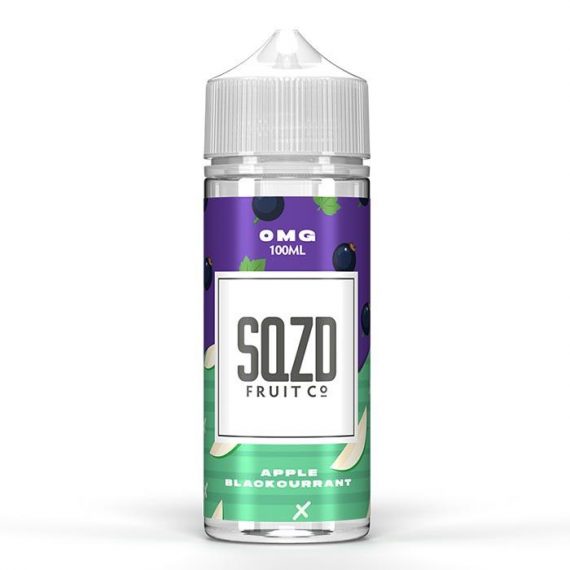 SQZD - Apple Blackcurrant 100ml Short Fill E-Liquid SEEL80SAB1000