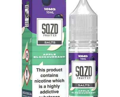 SQZD - Apple Blackcurrant Nicotine Salt E-liquid SEELC4SAB1010