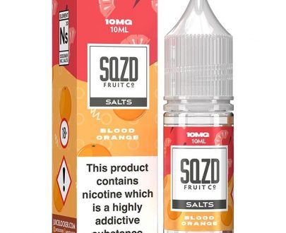 SQZD - Blood Orange Nicotine Salt E-liquid SEELB2SBO1010