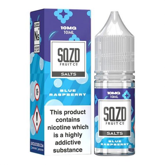 SQZD - Blue Raspberry Nicotine Salt E-liquid SEEL31SBR1010