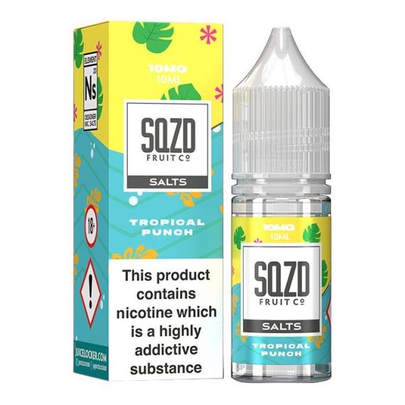 SQZD - Tropical Punch Nicotine Salt E-liquid SEEL67STP1010