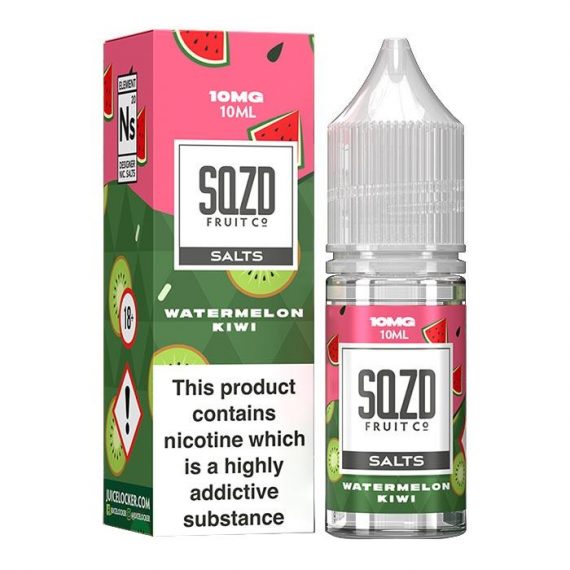 SQZD - Watermelon Kiwi Nicotine Salt E-liquid SEEL00SWK1010