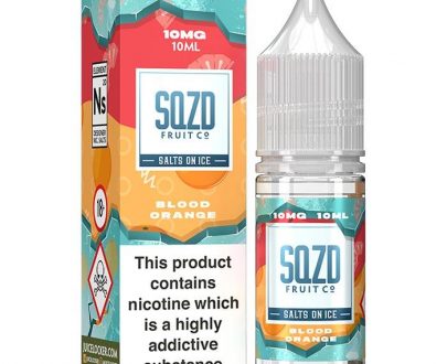 SQZD On Ice - Blood Orange Nicotine Salt E-liquid SEELDESIB1010