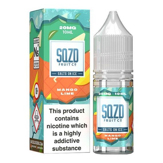 SQZD On Ice - Mango Lime Nicotine Salt E-liquid SEELB3SIM1010