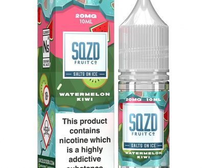 SQZD On Ice - Watermelon Kiwi On Ice Nicotine Salt E-liquid SEEL10SIW1010
