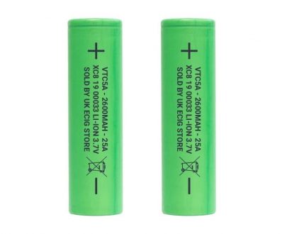 Sony VTC5A 18650 Battery Twin Pack - Free Battery Case SOACCBV1BEE31