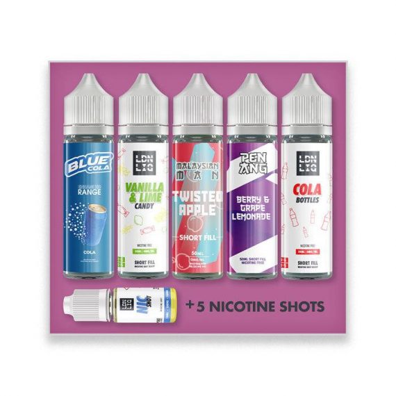 The Sweet E-Liquid Juice Pack - 250ml Bundle VBELC7TSE2500