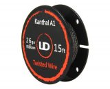UD Kanthal A1 26ga + Ribbon 15ft Twisted Wire UDAKKG15PLR68