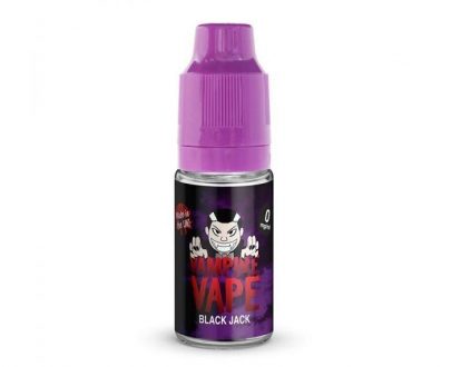 Vampire Vape Black Jack 10ml Nicotine Salt E-Liquid VVELBFBJ11010