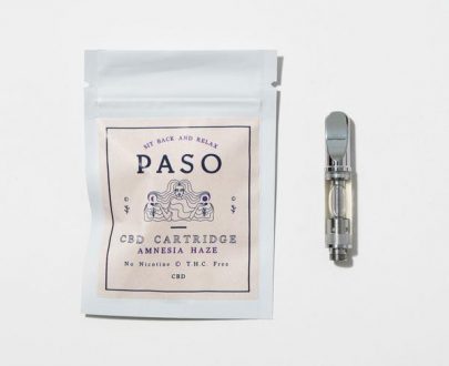 CBD Vape Cartridge - Amnesia Haze (10%) | Paso