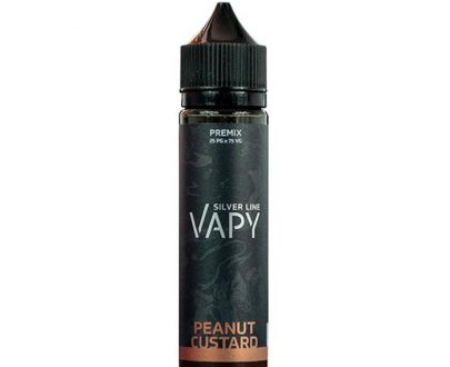 Vapy Silver Line Peanut Custard 50ml Short Fill E-Liquid VAEL4CSLP5000