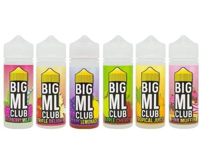 Big ML Club Short Fill E-Liquid Juice Pack BMBUDCSFE6000