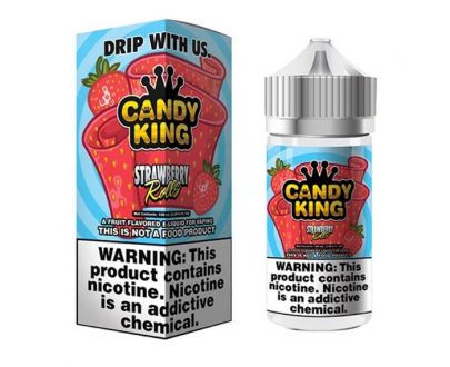 Candy King Strawberry Roll 100ml Short Fill E-Liquid CKELDCSR11000