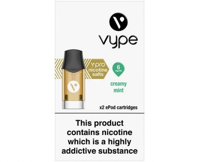 Vype vPro ePod Cartridges - Creamy Mint VYEL5CVEC2M06