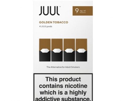 JUUL Pods Golden Tobacco x 4 JUELE0PGT1M18