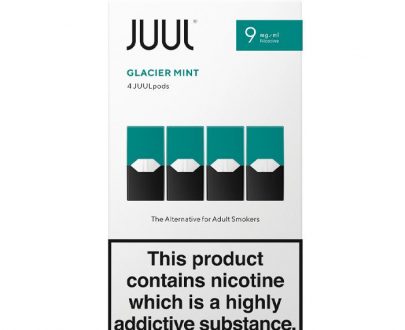 JUUL Pods Glacier Mint x 4 JUEL88PGM1M18