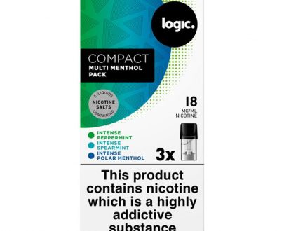 Logic Compact - Intense Menthol Multi Pod Pack - 3 Menthol Flavour Pack LOPO6BCIM2M18