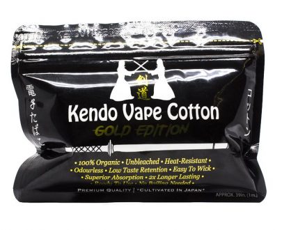 Kendo Vape Cotton Gold Edition KEAC33VCG243E