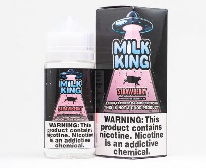 Milk King - Strawberry 100ml Short Fill E-Liquid CKFL8EMKS1000