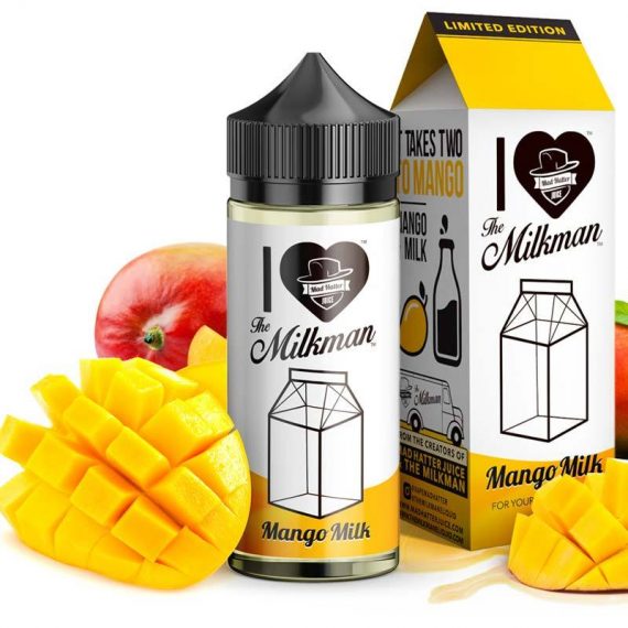 The Milkman and Mad Hatter - Mango Milk 100ml Short Fill E-Liquid MEFLF8TMM1000