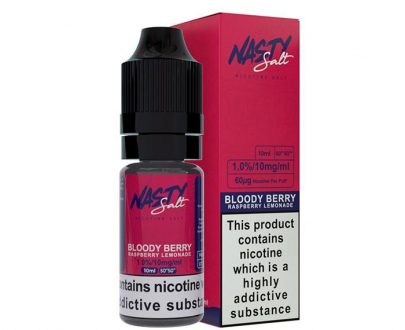 Nasty Salt - Blood Berry Nicotine Salt 10ml E-Liquid NJEL10NSB1010
