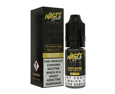 Nasty Juice Gold Blend Nicotine Salt E-Liquid NJEL59GBN1010