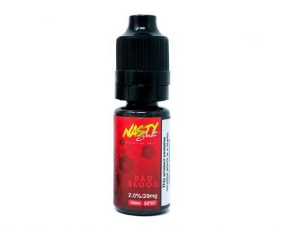 Nasty Salt - Bad Blood Nicotine Salt 10ml E-Liquid NJFLC8NSB1010