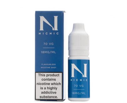 Nic Nic 18mg 70 VG 10ml Nicotine Shot NNFL451711018