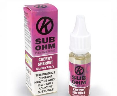 OK Sub Ohm E-Liquid - Cherry Sherbet 10ml OSEL8DCS11003