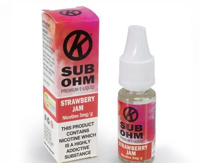 OK Sub Ohm E-Liquid - Strawberry Jam 10ml OSELBESJ11003