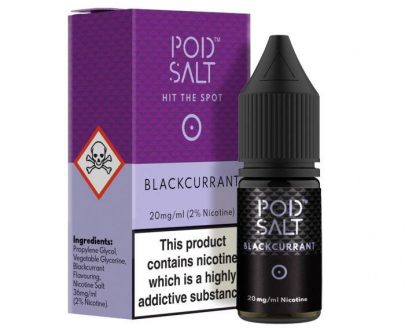 Pod Salt Blackcurrant 10ml Nicotine Salt E-Liquid PSELC7B1N1011