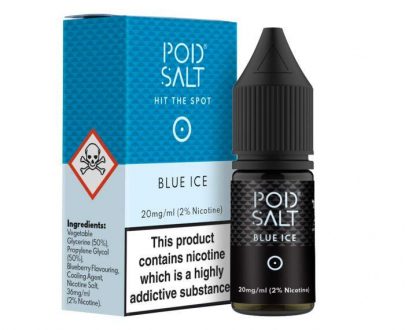 Pod Salt Blue Ice 10ml Nicotine Salt E-Liquid PSELA6BI11011