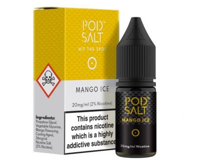 Pod Salt Mango Ice 10ml Nicotine Salt E-Liquid PSELD9MI11011
