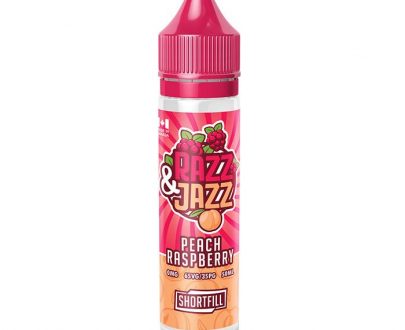 Razz & Jazz – Peach Raspberry 50ml Short Fill E-liquid RJELE4PR55000