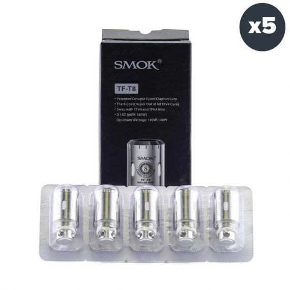 Smok TFV4 TF-T8 Atomizer Coils (5 Pack) SMAA07TTT6877
