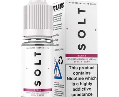 Solt E-liquids - Berry 10ml Nicotie Salt E-Liquid SEELA0B1N1010
