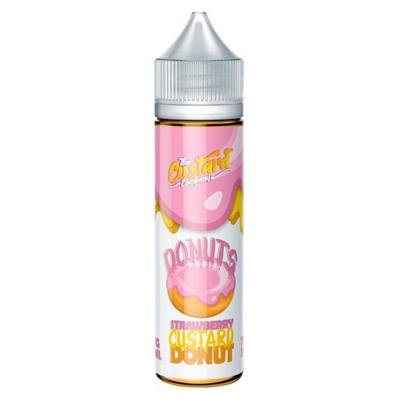 The Custard Company - Strawberry Donut 50ml Short Fill E-Liquid TCFLBESD55000