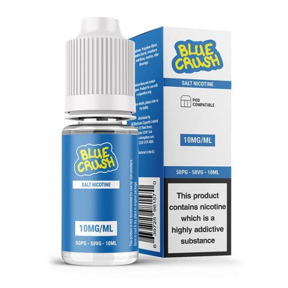 UK ECIG STORE - Salt Nicotine Blue Crush 10ml - Add on UEELBESNB1010