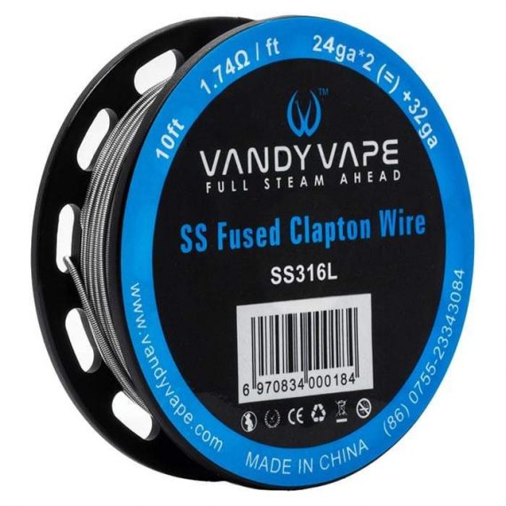 Vandy Vape - Fused Clapton SS316 - 24ga*2 + 32ga VVAC0EFCSFA2E